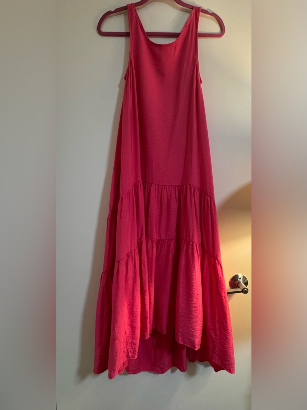 Tiered Pink Maxi dress